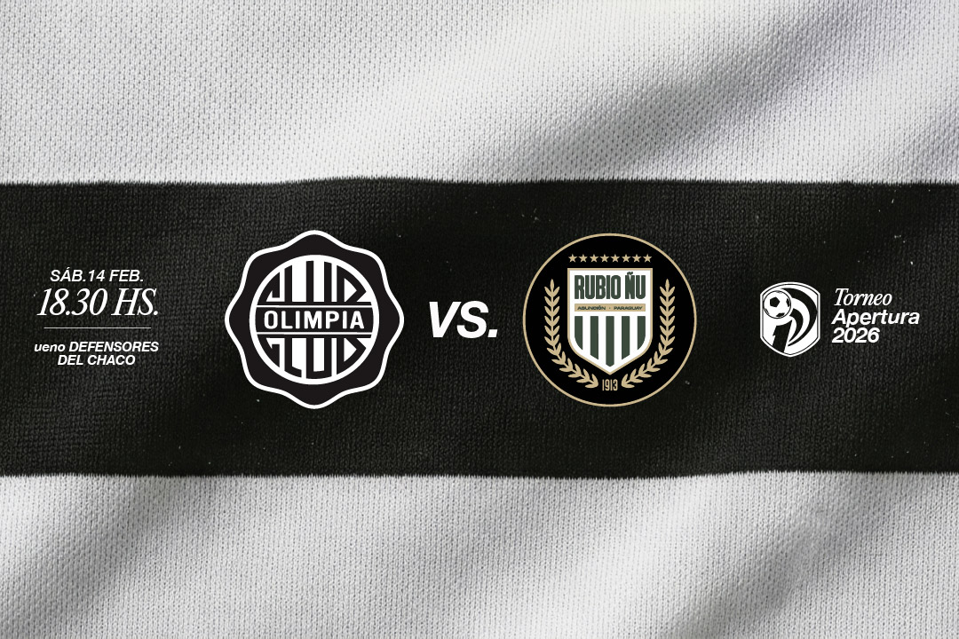 Banner OLIMPIA vs Rubio Ñu Apertura 2026