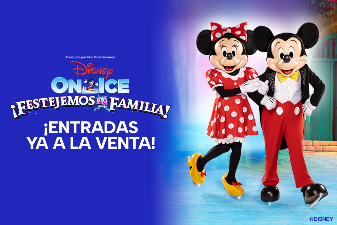 Banner Disney On Ice ¡Festejemos en familia!
