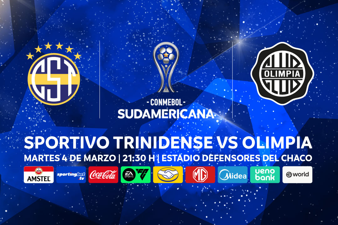 Banner SUDAMERICANA TRINIDENSE VS OLIMPIA