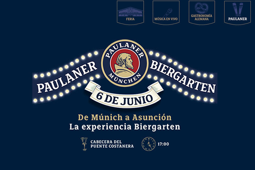 Banner PAULANER BIERGARTEN