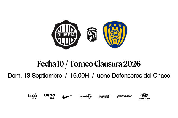 Banner Olimpia vs Luque