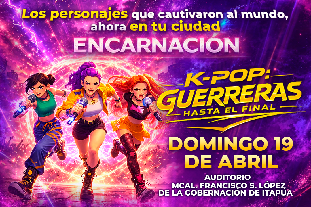 Banner GUERRERAS KPOP ENCARNACION