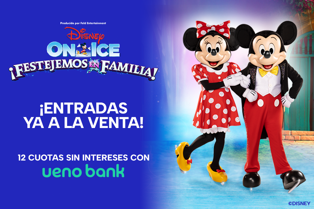 Banner Disney On Ice ¡Festejemos en familia!