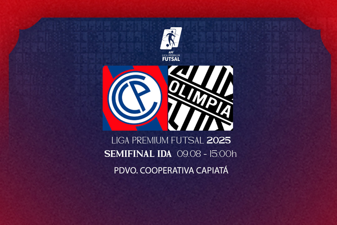 Banner FUTSAL CERRO VS OLIMPIA SEMI IDA