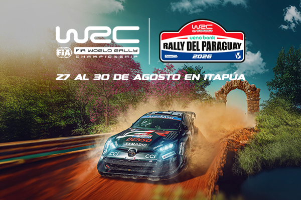 Banner WRC ueno rally del Paraguay 2026